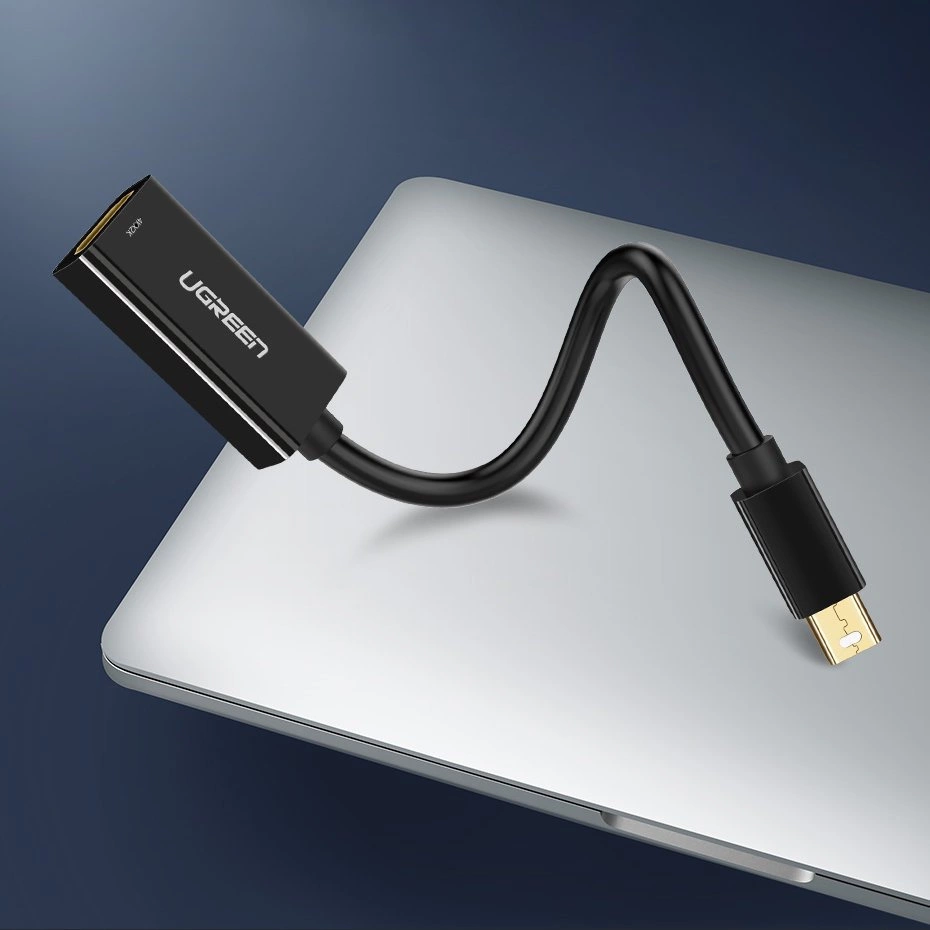 Ugreen MD112 10460 mini DisplayPort (male) / HDMI (female) FHD 1080p adapter - whiteeng