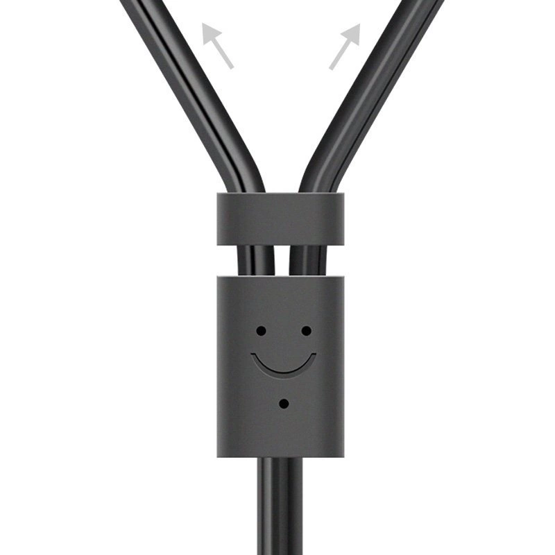 Ugreen AV102 10561 audio mini jack cable 3.5mm (female) - 2RCA (male) 0.25m - grayeng