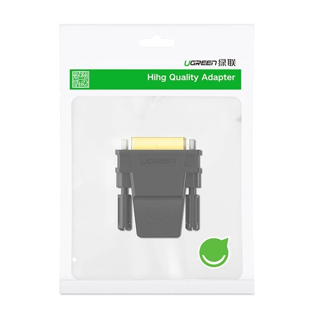 Ugreen HDMI adapter (female) - DVI 24 + 1 (male) FHD 60 Hz black (20124)eng