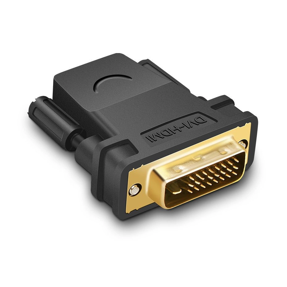 Ugreen HDMI adapter (female) - DVI 24 + 1 (male) FHD 60 Hz black (20124)eng