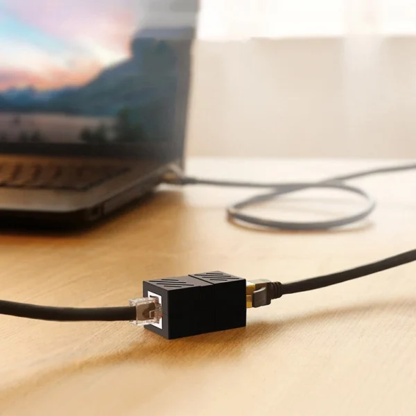 Ugreen Network Connector Ethernet RJ45 10 Gbps Network Cable Connector Black (NW114 20390)eng