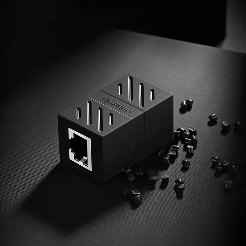 Ugreen Network Connector Ethernet RJ45 10 Gbps Network Cable Connector Black (NW114 20390)eng