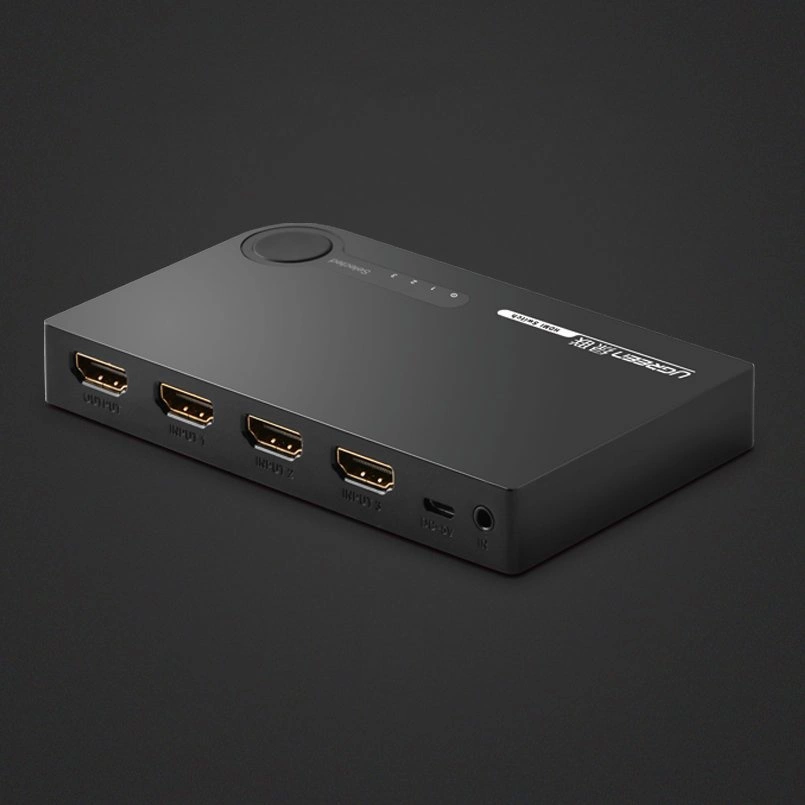 Ugreen switch splitter switch HDMI - 3x HDMI 3D 4K 7.5 Gbps 36 bit per channel black (40234)eng