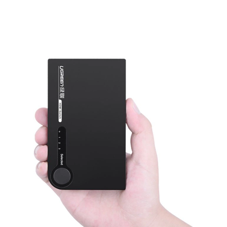 Ugreen switch splitter switch HDMI - 3x HDMI 3D 4K 7.5 Gbps 36 bit per channel black (40234)eng