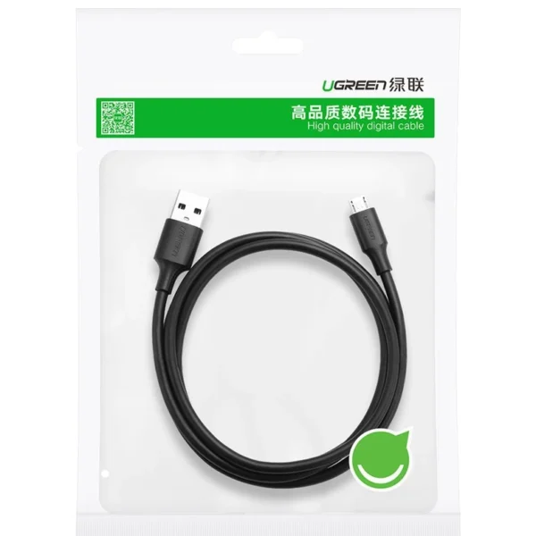 Ugreen US289 60137 micro USB / USB-A cable 1.5m - blackeng