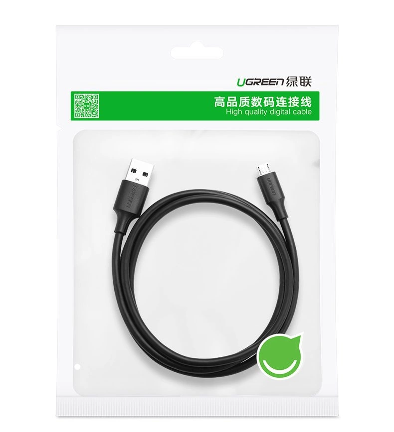 Ugreen US289 60137 micro USB / USB-A cable 1.5m - blackeng