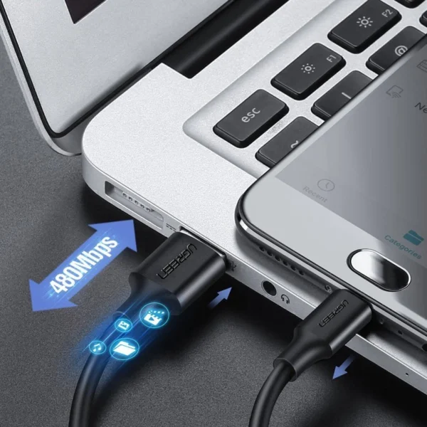 Ugreen US289 60137 micro USB / USB-A cable 1.5m - blackeng