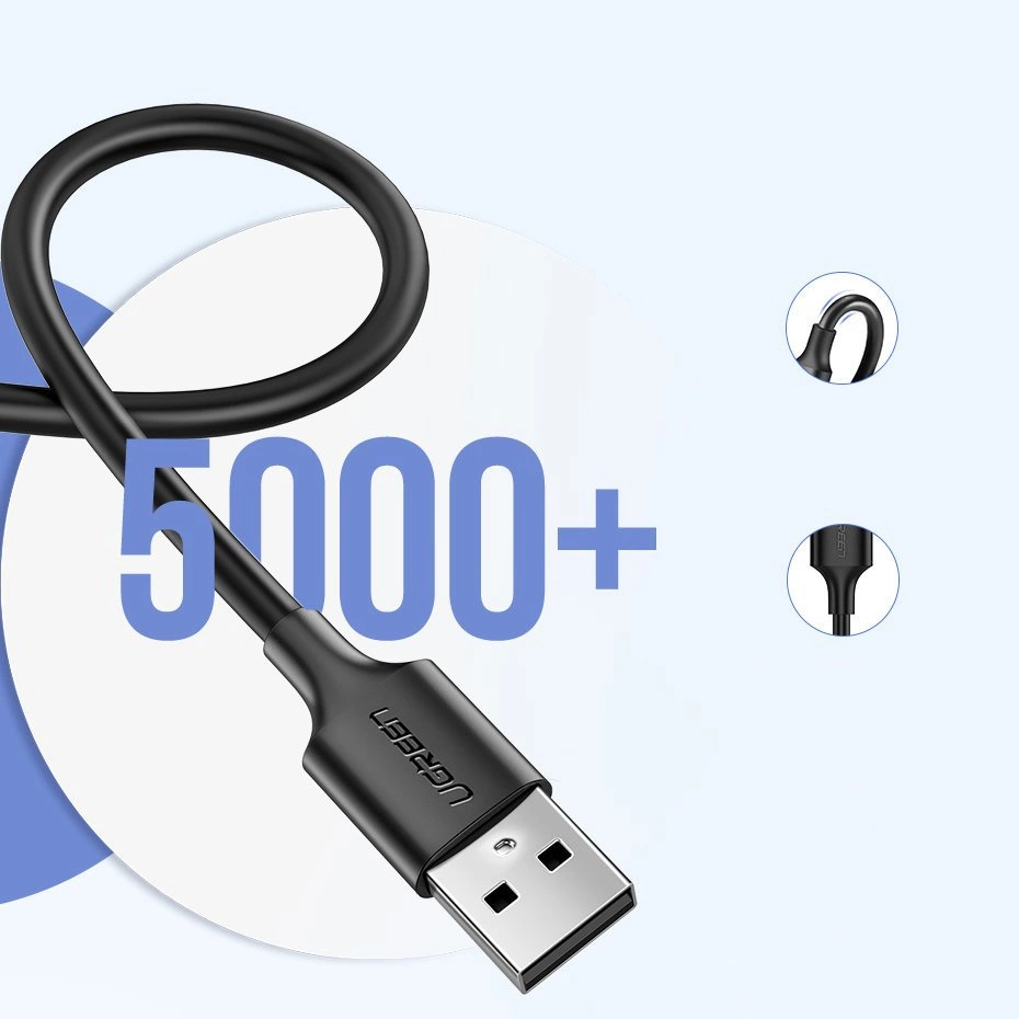 Ugreen US289 60137 micro USB / USB-A cable 1.5m - blackeng