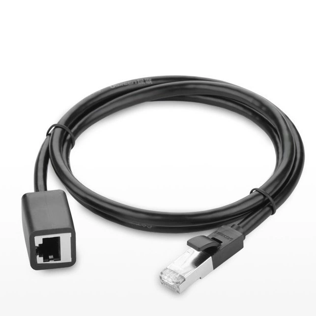 Ugreen NW112 11281 Network Ethernet Cable RJ45 (Female) - RJ45 (Male) F/UTP Cat. 6 1 Gbps 2m - blackeng
