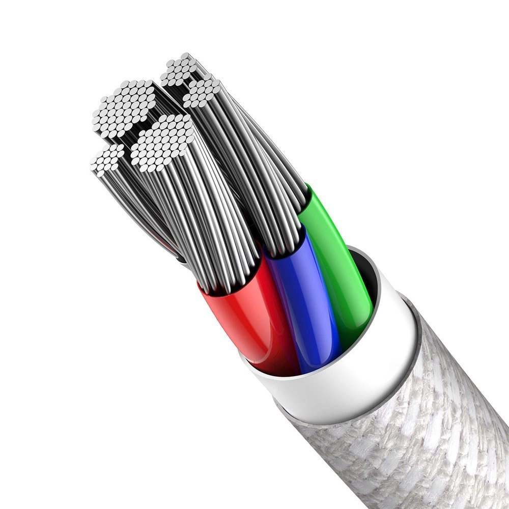 Baseus CATLGD-02 Lightning - USB-C PD cable 20W 480Mb/s 1m - whiteeng