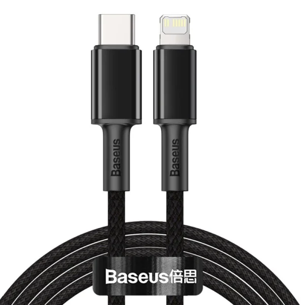 Baseus CATLGD-A01 Lightning - USB-C PD 20W 480Mb/s 2m cable - blackeng
