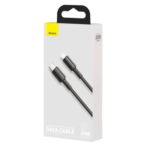 Baseus CATLGD-A01 Lightning - USB-C PD 20W 480Mb/s 2m cable - blackeng