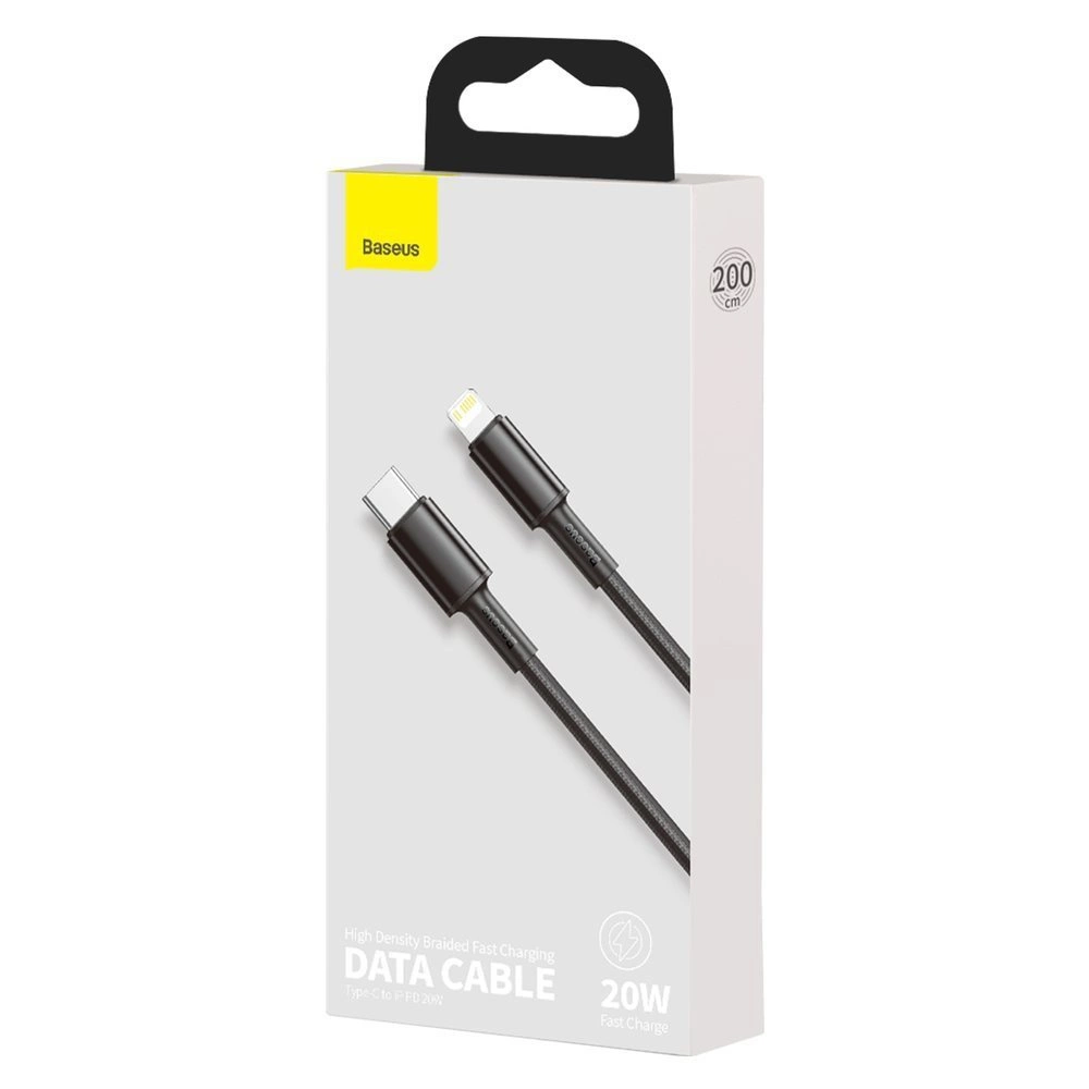 Baseus CATLGD-A01 Lightning - USB-C PD 20W 480Mb/s 2m cable - blackeng