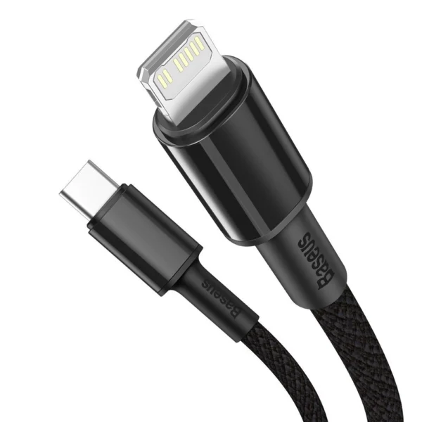 Baseus CATLGD-A01 Lightning - USB-C PD 20W 480Mb/s 2m cable - blackeng