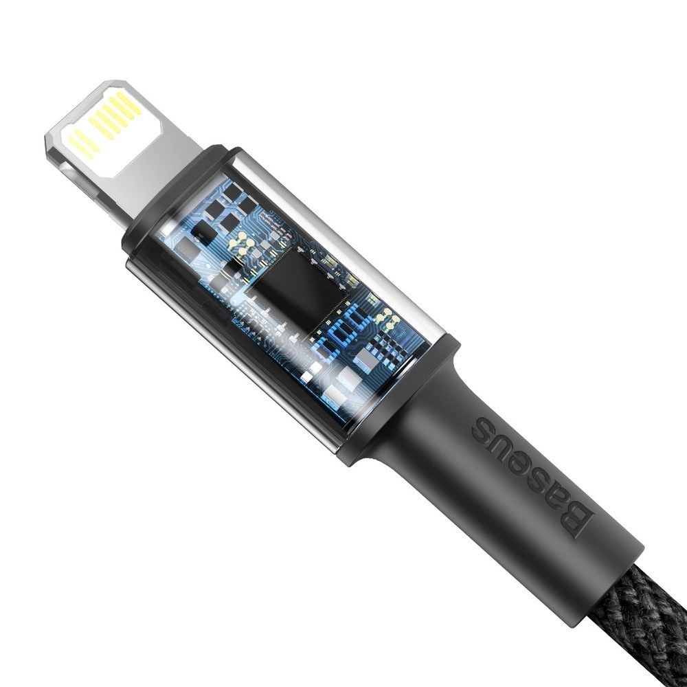 Baseus CATLGD-A01 Lightning - USB-C PD 20W 480Mb/s 2m cable - blackeng