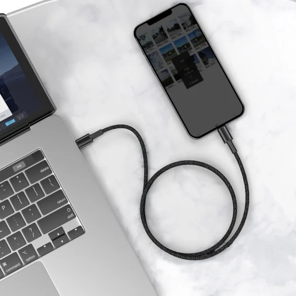 Baseus CATLGD-A01 Lightning - USB-C PD 20W 480Mb/s 2m cable - blackeng