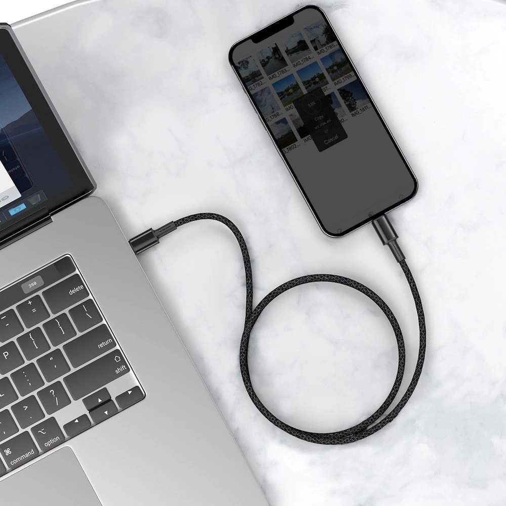 Baseus CATLGD-A01 Lightning - USB-C PD 20W 480Mb/s 2m cable - blackeng