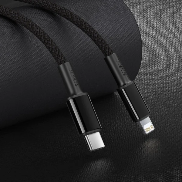 Baseus CATLGD-A01 Lightning - USB-C PD 20W 480Mb/s 2m cable - blackeng