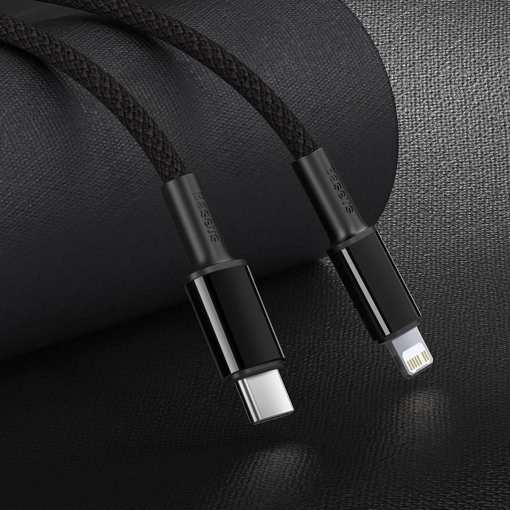 Baseus CATLGD-A01 Lightning - USB-C PD 20W 480Mb/s 2m cable - blackeng
