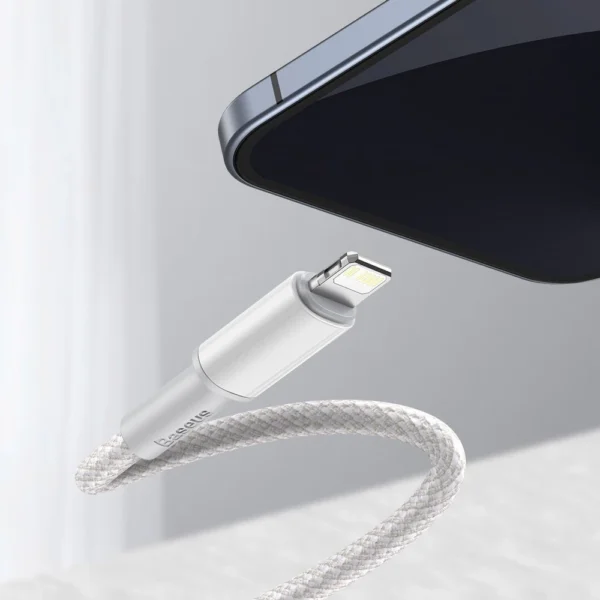 Baseus CATLGD-A02 Lightning - USB-C PD cable 20W 480Mb/s 2m - whiteeng