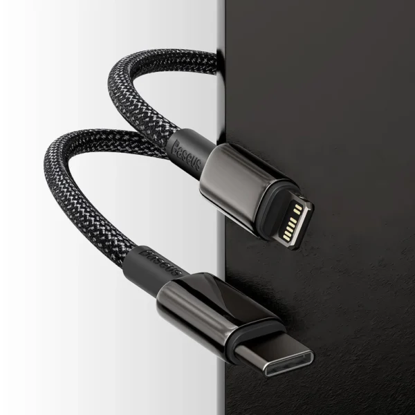 Baseus CATLWJ-01 Lightning - USB-C PD cable 20W 480Mb/s 1m - blackeng
