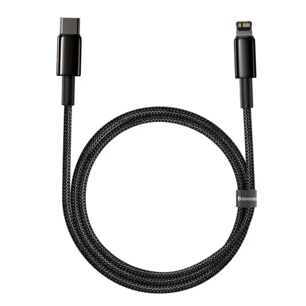 Baseus CATLWJ-01 Lightning - USB-C PD cable 20W 480Mb/s 1m - blackeng