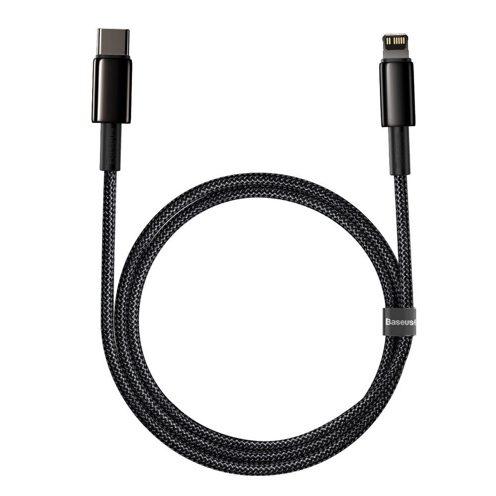 Baseus CATLWJ-01 Lightning - USB-C PD cable 20W 480Mb/s 1m - blackeng
