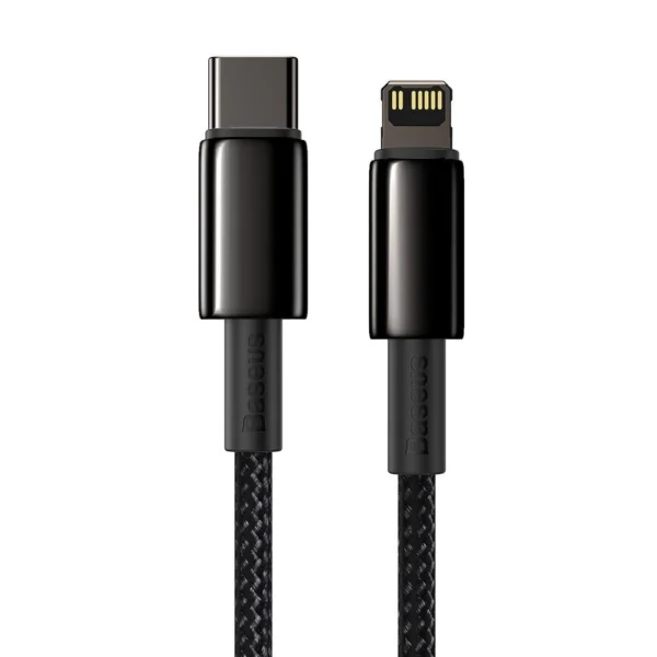 Baseus CATLWJ-A01 Lightning - USB-C PD 20W 480Mb/s 2m cable - blackeng