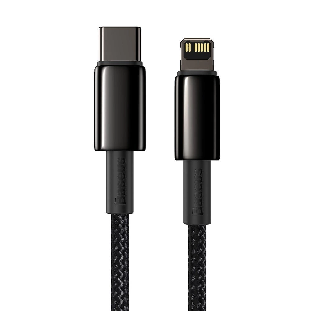 Baseus CATLWJ-A01 Lightning - USB-C PD 20W 480Mb/s 2m cable - blackeng