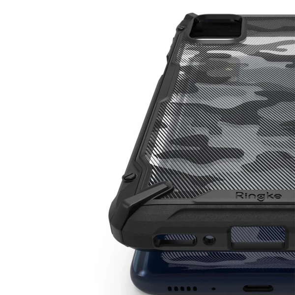 Ringke Fusion X durable PC Case with TPU Bumper for Samsung Galaxy M31s blue (FUSG0064)eng