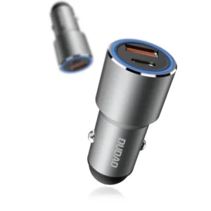 Dudao USB / USB Car Charger Type C Power Delivery Quick Charge 22.5 W Gray (R4PQ)eng