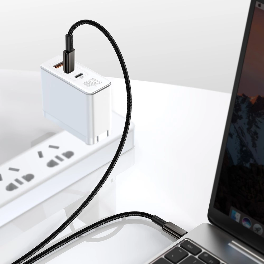 Baseus CATWJ-01 USB-C - USB-C PD QC cable 100W 5A 1m - blackeng