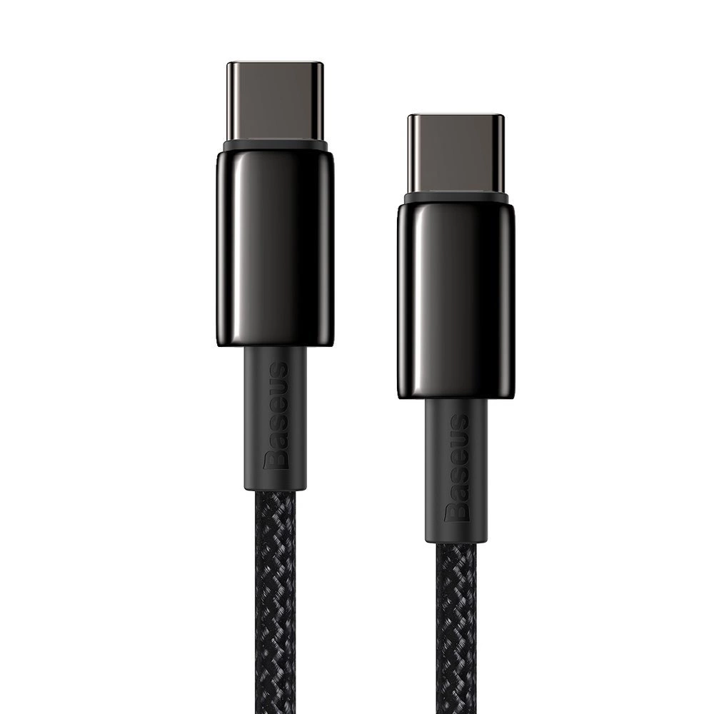 Baseus CATWJ-A01 USB-C - USB-C PD QC cable 100W 5A 480Mb/s 2m - blackeng