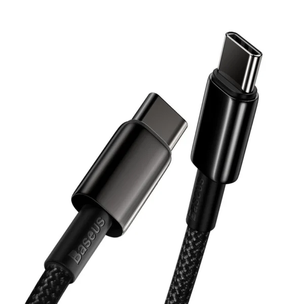 Baseus CATWJ-A01 USB-C - USB-C PD QC cable 100W 5A 480Mb/s 2m - blackeng