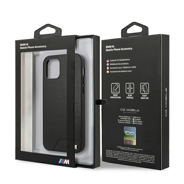 Etui BMW BMHCP12SMHOLBK iPhone 12 mini 5,4" czarny/black hardcase M Collection Smooth PUeng