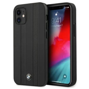 Etui BMW BMHCP12STTBK iPhone 12 mini 5,4" czarny/black hardcase Signature Tire Markseng