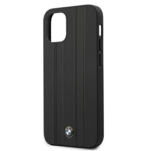 Etui BMW BMHCP12STTBK iPhone 12 mini 5,4" czarny/black hardcase Signature Tire Markseng
