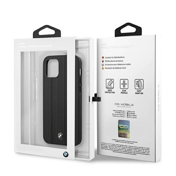 Etui BMW BMHCP12STTBK iPhone 12 mini 5,4" czarny/black hardcase Signature Tire Markseng