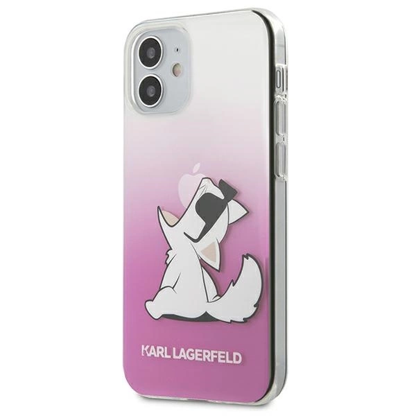 Karl Lagerfeld KLHCP12SCFNRCPI iPhone 12 mini 5,4" różowy/pink hardcase Choupette Funeng