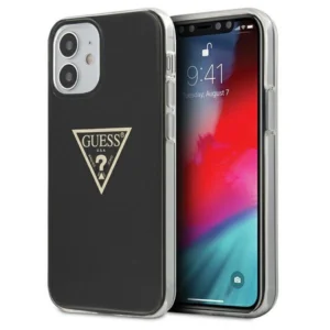 Guess GUHCP12SPCUMPTBK iPhone 12 mini 5.4" black/black hardcase Metallic Collectioneng