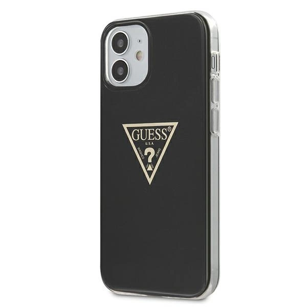 Guess GUHCP12SPCUMPTBK iPhone 12 mini 5.4" black/black hardcase Metallic Collectioneng