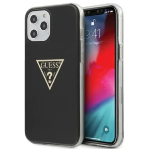Guess Metallic Collection iPhone 12 Pro Max 6.7" Case - Blackeng