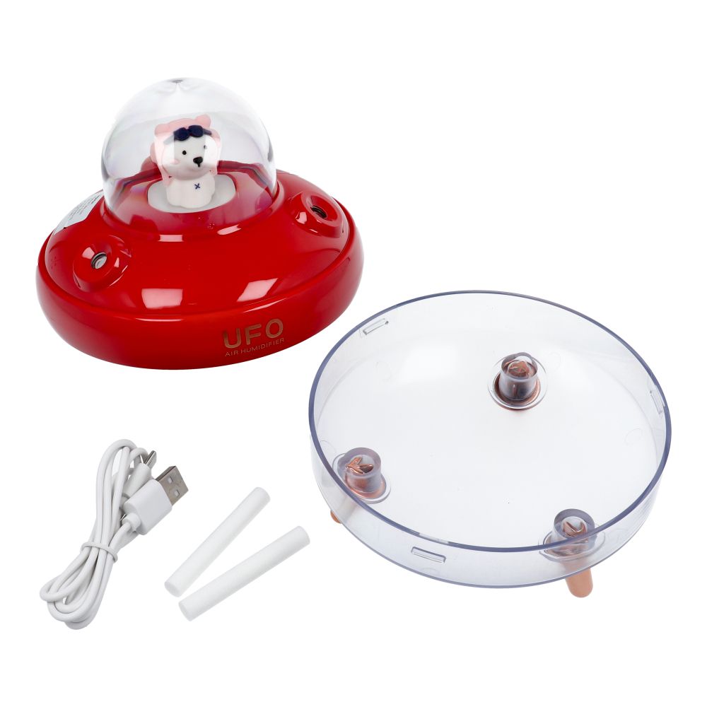 Aromatherapy machine / humidifier / diffuser UFO red