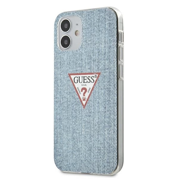 Guess GUHCP12SPCUJULLB iPhone 12 mini 5.4" blue/light blue hardcase Jeans Collectioneng