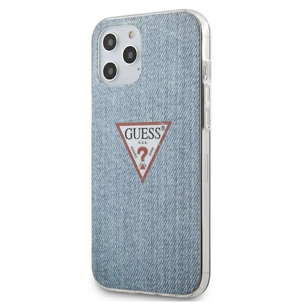 Guess GUHCP12LPCUJULLB iPhone 12 Pro Max 6.7" blue/light blue hardcase Jeans Collectioneng