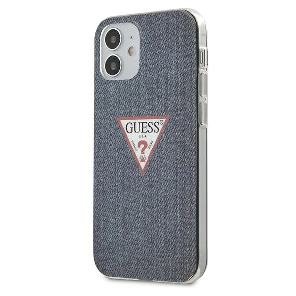Guess GUHCP12SPCUJULDB iPhone 12 mini 5.4" navy/dark blue hardcase Jeans Collectioneng