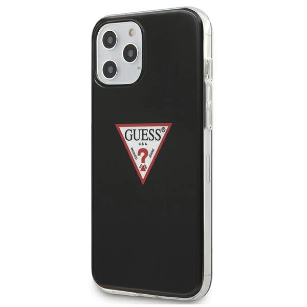 Guess GUHCP12LPCUCTLBK iPhone 12 Pro Max 6,7"  czarny/black hardcase Triangle Collectioneng