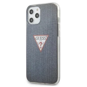 Guess GUHCP12LPCUJULDB iPhone 12 Pro Max 6.7" navy/dark blue hardcase Jeans Collectioneng