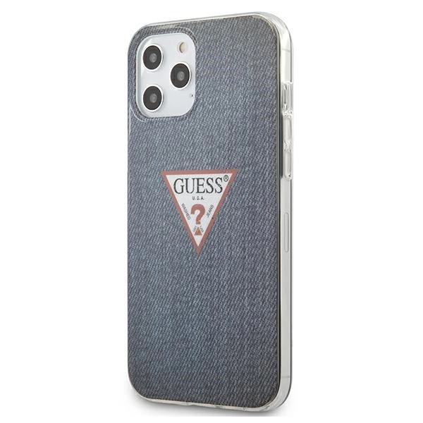 Guess GUHCP12LPCUJULDB iPhone 12 Pro Max 6.7" navy/dark blue hardcase Jeans Collectioneng