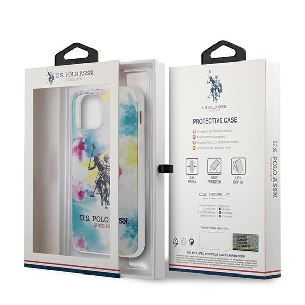 US Polo USHCP12LPCUSML iPhone 12 Pro Max 6,7" multicolor Tie & Dye Collectioneng